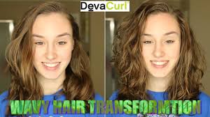 A stunning bob, short wavy hair that you must try! Devacurl Transformation On My Daughter The Glam Belle Youtube