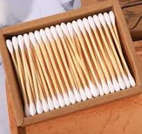 Custom Biodegradable Bamboo Stick Cotton Swabs 200 Count ...