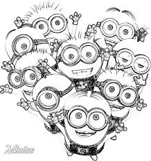 Les Minions Nous Envahissent La Fee Biscotte Coloriage Coloriage Minion Coloriages Minions