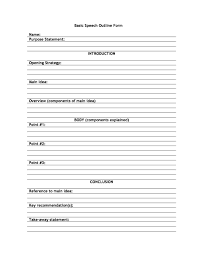To develop notes begin by reducing your speech outline to an abbreviated outline of key phrases and words. 43 Informative Speech Outline Templates Examples