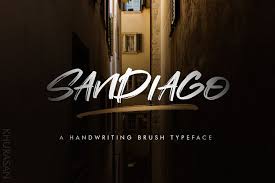 Dec 28, 2017 fonts 5134 0. Sandiago Brush Font All Free Fonts