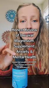 This is honest Review as someone who has tried many forms of Magnesium.  This supplement has done wonders for my anxiety and mental health so here  is some more information, with citations included so ...