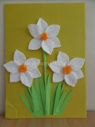 поделки к 8 марта в детском саду из ватных дисков Cvety Iz Vatnyh Diskov K 8 Marta Neobychnye Podelki Spring Crafts Flower Crafts Spring Crafts For Kids