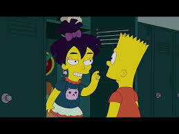 Nikki Kissing Bart Locker Scene - The Simpsons - YouTube