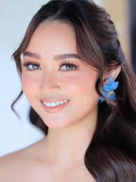 Beautiful Miss Nikka Marie serving dreamy neutral tones for her engagement  shoot — soft, clean, and camera-ready. A timeless glow crafted by ProMua  John Steinmann the Wedding Make Up artist Hair Russel