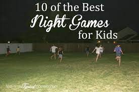 Summer Outdoor Night Games For Kids And Teens Outdoor Party Games Sleepover Games Kids Party Games