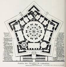 Plan Of The Palazzo Farnese Caprarola Architecture History Historical Architecture Renaissance Architecture