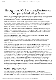 Eventhough our company was established 2005, we good distribution channel in malaysia. Pdf Background Of Samsung Electronics Company Marketing Essay Background Of Samsung Electronics Company Marketing Essay Samsung Electronics Is A South Korean Multinationalelectronics And It Has Information Technology Sistar Love Academia Edu