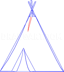 Regardless of the kind of tipi pole you use your finished pole must be smooth to the touch. How To Draw A Teepee Step By Step Drawing Guide By Dawn Dragoart Com