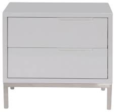 Bedside table has minimalist design and ample space for every night. Jeannot High Gloss Nightstand Contemporary Contemporary Nightstands And Bedside Tables By Rustic Edge Houzz