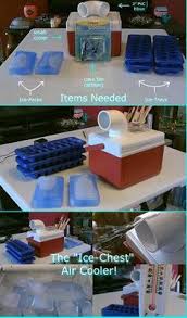 By the time the air gets to you, it will have passed over enough objects that are exuding coldness that it too. 26 Diy Air Conditioning Ac Bucket Air Coolers Homemade Space Coolers Ideas Diy Air Conditioner Diy Air Cooler