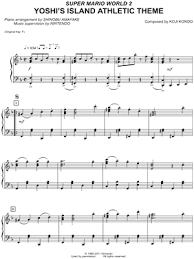 Super Mario World 2 Yoshi S Island Sheet Music Downloads At Musicnotes Com