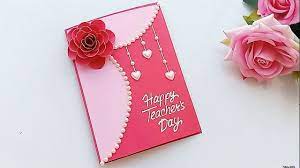In this video i will show you 2 amazing teacher's day card making idea in very easy step.if you like the video don't forget to subscribe and press the bell i. Teachers Day Card Art In 2021 Handmade Teachers Day Cards Happy Teachers Day Card Cards Handmade
