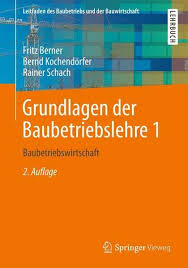 Download as pdf, txt or read online from scribd. Grundlagen Der Baubetriebslehre 1 Von Fritz Berner Bernd Kochendorfer Rainer Schach Bucher Orell Fussli