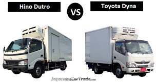 Peter barnwell road tests and reviews the hino 300 series 616 ifs tipper truck with specs fuel consumption and verdict. Hino Dutro Vs Toyota Dyna Freezer Truck Comparison Car Comparison