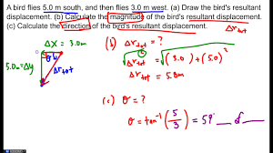 Resultant Displacement Problems Youtube