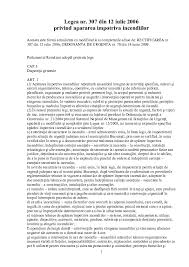 Doc Legea 307 2006 Apararea Impotriva Incendiilor Constanta Bigea Academia Edu