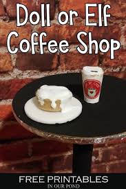 My friend loves the tv series but he decided to go to a distant college. Doll Coffee Shop Printables