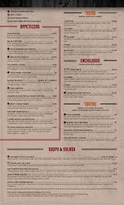 Art Of The Menu Tqla Restaurant Menu Design Menu Restaurant Food Menu Design