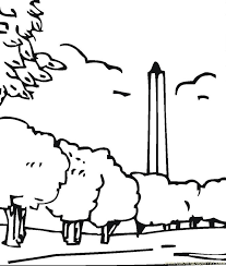 Washington monument coloring pages are a fun way for kids of all ages to develop creativity, focus, motor skills and color recognition. Washington Monument Coloring Page For Kids Free Sightseeing Printable Coloring Pages Online For Kids Coloringpages101 Com Coloring Pages For Kids
