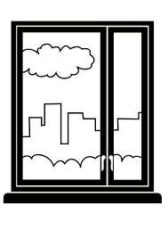 Zum bemalen der fenster nimmt man am besten einen kreidemarker. Fenster Malvorlage Coloring And Malvorlagan