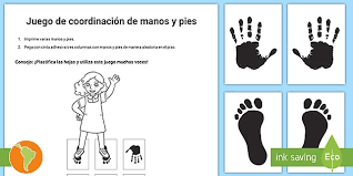 Gperw juguetes educativos de temprano camara de madera juguetes. Juego Coordinacion De Manos Y Pies Teacher Made