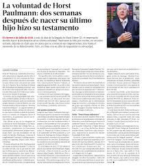 Sucesión de doña helga koepfer schoebitz : Litoralpress Texto De La Noticia