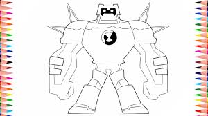 Top 10 soldier coloring pages for your toddler; Ben 10 Coloring Pages How To Digitally Color And Xingo Was His Name Oh Shockrock Youtube