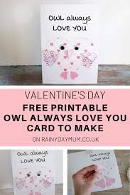 Kate pullen an exploding box is nowhere near as dangerous as it sounds! Free Printable Owl Valentine S Day Card To Make With Kids