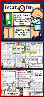 Faculty Meeting Fun And Team Building Faculty Meetings School Climate School Administration