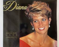 The Princess Diana 1998 Commemorative Calendar-princess of Wales/queen of  Hearts