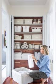 Jar & bottle dollar store bathroom organization ideas. A Cedar Linen Closet Makeover Shades Of Blue Interiors