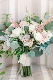 The bouquets were all a round handtied style with the bridesmaid bouquets made as smaller versions of the bridal bouquet. Prettiest 18 Blush Pink And Green Wedding Bouquets Laptrinhx News