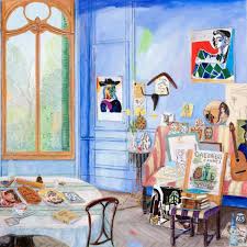 Picasso S Villa La Californie Vlll Damian Elwes 2007 66x66 In Peinture Interieur Atelier Peintre Technique De Peinture