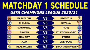 2select 'from internet' in the dropdown. Matchday 1 Schedule Uefa Champions League 2020 21 Group Stage Fixtures Youtube