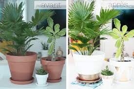 Customiser un pot de fleurs en plastique avec l'effet ciment action. Diy Customiser Ses Pots De Fleurs Pot De Fleurs Pots De Fleurs En Plastique Customiser Des Pots De Fleurs