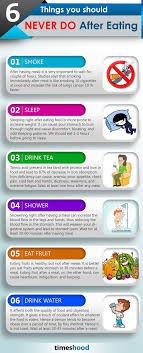These 6 Things You Should Never Do After Eating Food Infographic Sleep Health Eat Food Food Infographic