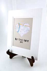 Our First Home Personalized Heart Map Matted Gift Anniversary Or Wedding Gift New Home Art Housewarming G Home Gifts House Warming Gifts New Home Gifts