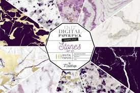 Violet (94 images) 2/5 pages. Digital Paper Stones Set Graphic By Maishop Creative Fabrica Digital Paper Digital Paper Pack Paper Pack