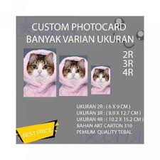 Check spelling or type a new query. Jual Cetak Photocard Ukuran 2r 3r 4r 5r Jakarta Barat Xianqin Tokopedia