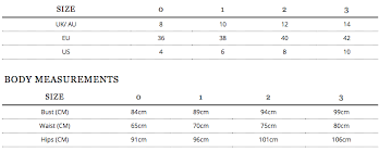 58 Genuine Zimmerman Size Chart