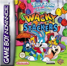 Play as the cast of tiny toon characters as you play different sport events like marathons, bungee jumping, soccer, golf, and more. Tiny Toon Adventures Wacky Stackers Europe Nintendo Gameboy Advance Gba Rom Download Wowroms Com