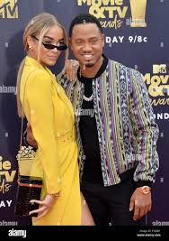 Actors Jasmine Sanders And Terrence J Attend The Mtv Movie Tv Awards At The Barker Hangar In Santa Monica California On June 16 2018 It Will Be The 27th Edition Of