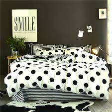 A wide variety of city chic bedding options are available to you, such as technics, material, and use. Black And White Polka Dot And Stripe Print Modern Chic Traditional Reversible 100 Organic Cotton Full Queen Size Bedding Sets Enjoybedding Com