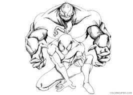 Added new venom coloring pages with tom hardy. Venom Coloring Pages Cartoons Venom 2 Printable 2020 6873 Coloring4free Coloring4free Com