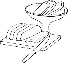 According to the scripture the bread and wine stands for the body and blood of jesus. Bread Coloring Pages Coloring Home