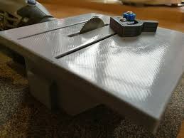 Table Saw For Dremel 4000 With Drill Bracket Fixed By Oikos Thingiverse Dremel Woodworking Shop Projects Table Extension