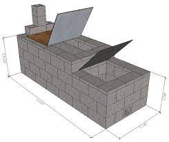 Cinder Block Cmu Offset Smoker Cinder Block Offset Smoker Brick Smoker
