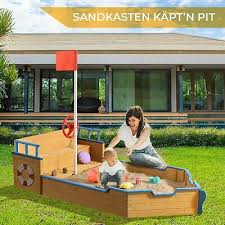 Sandkasten Boot Schiff Holz Holzsandkasten Geheimversteck Piratenboot Dach Sand Eur 119 00 Picclick De