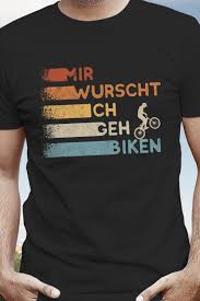 Mir Wurscht Ich Geh Biken Mountainbike Wheelie Mtb T Shirt Skizzenmonster Mtb Fahrrad Krams Mountainbike Shirts Radfahren